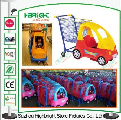 Kids Supermarket Plastic Shopping Toy Trolley