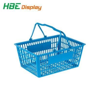 Wholesale Flexible Handheld Plastic Supermarket Shopping Basket for Shops