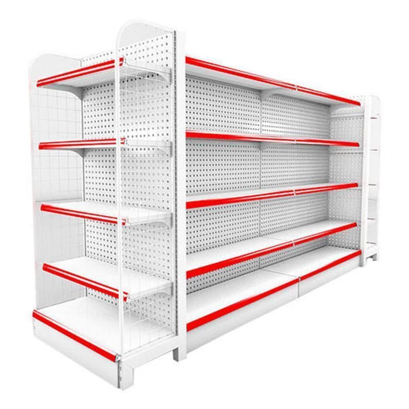 Hsd Brand Double Side Supermarket Shelf Standard Stacking Rack Gondola
