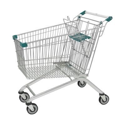 Wholesale 150L Large Dimensions European Store Shopping Cart