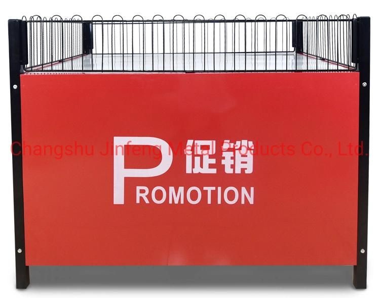 Supermarket Display Shelves Exhibition Booth Promotional Desk