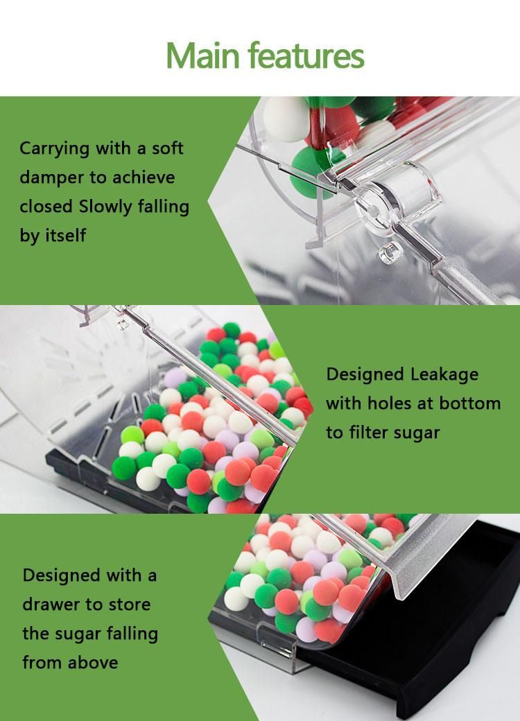 Professional Manufacturer Clear Pick and Mix Candy Bin with Tray