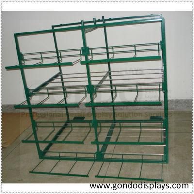 Supermarket Store Flooring Hanging Metal Wire Candy Cookie Food Grocery Retail Shelving