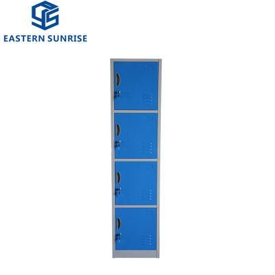 4 Door Tier Metal Steel Iron Wardrobe Locker