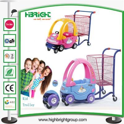 Supermarket Kids Metal Shopping Cart for Sale