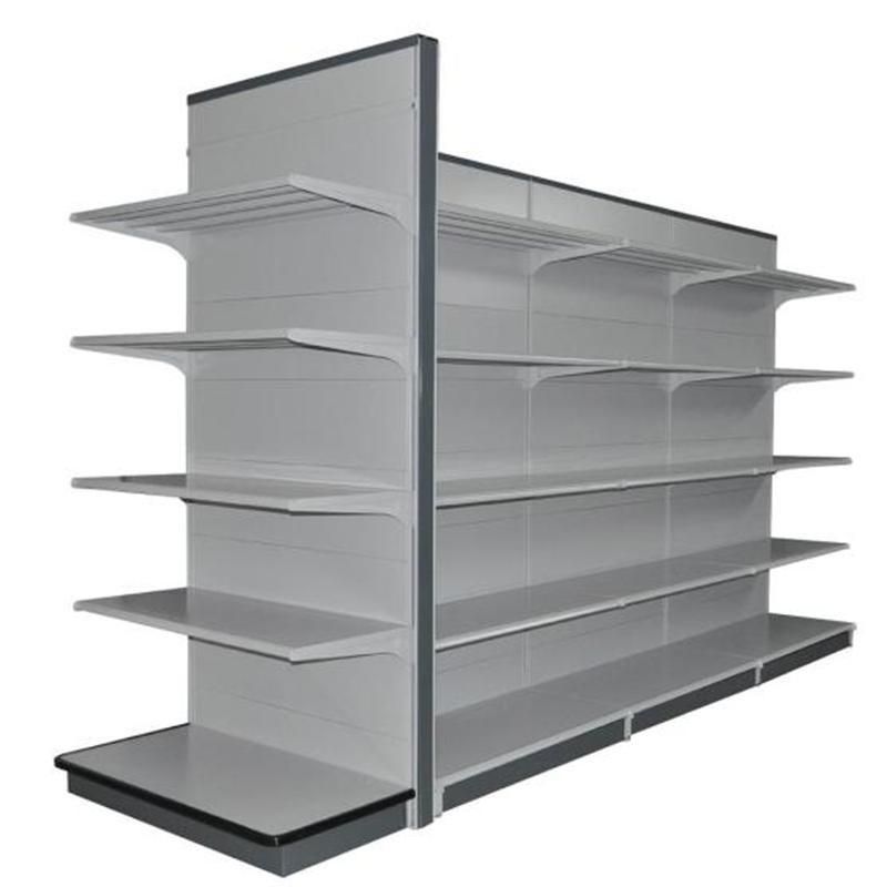 2021 New Design Metal Display Shelves Factory Supplier Supermarket Racks Gondola