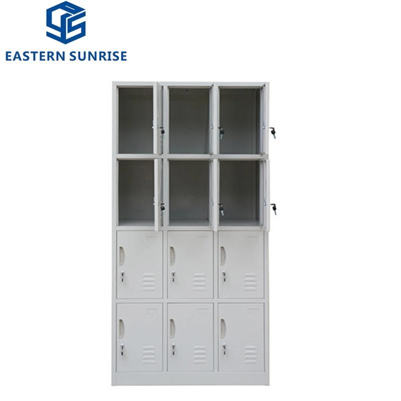 Quality Cheap Steel Furniture 12 Door Metal Iron Storage Locker