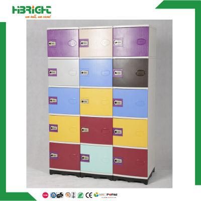 Knock Down ABS Plastic Storage Locker