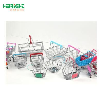 Toddler Chrome Grocery Shopping Children Cart Toy