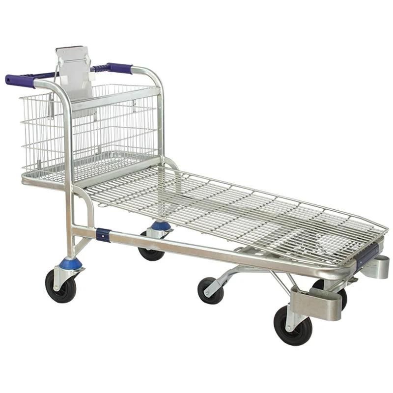 Hot Selling Item Satin Material 4 Wheel Shopping Trolley