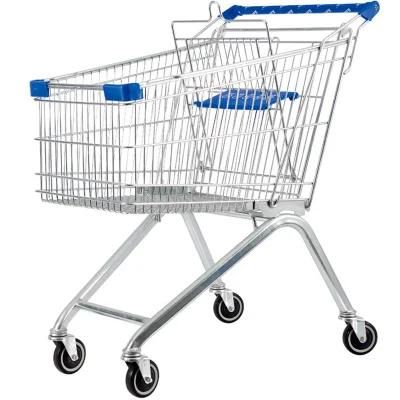 Light Weight Wheeled Shopping Trolley Polyester Rolling Shopping Cart