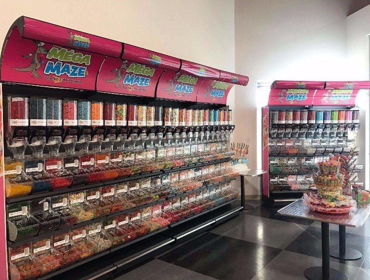 Metal Shelving Supermarket Shelf for Bulk Food Display