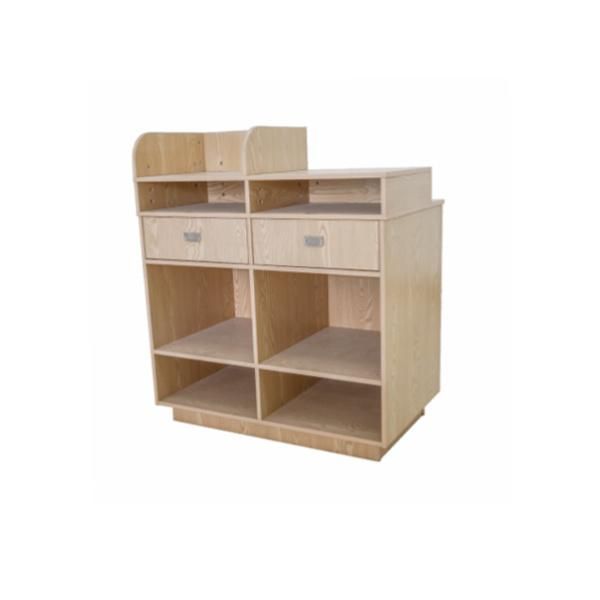 Four Layers Four Way Stand Wooden Shelf Multiple Sizes Are Available