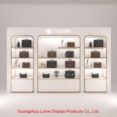 Retail Handbags Shelf Showcase Boutique Wall Display Bag Shelf Design Handbags Shelf