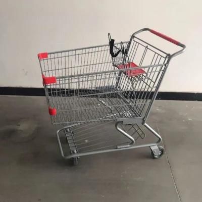 Grocery Foldable Shopping Trolley Cart with Wheels