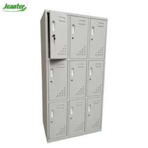 Lockable 24 Gym 12 Door Steel Shoes Locker