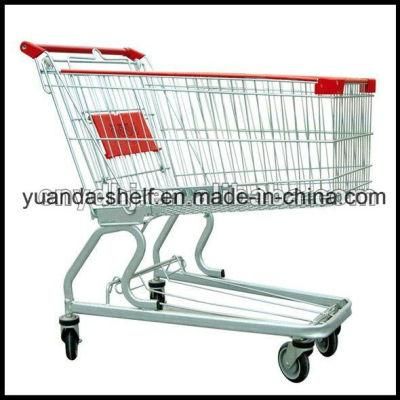 American Style Supermarket Shopping Trolley for Metal Cart Trolley