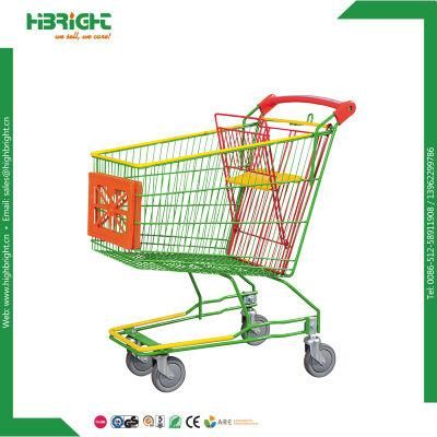 Cheap Supermarket Trolley Shopping Cart with Seat