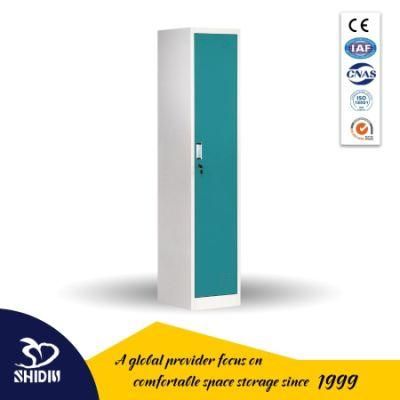 Changing Room Metal Single Locker Slim Staff Storage Office Locker