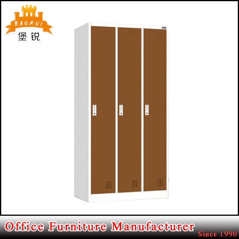 Manufacturer Office Furniture 3 Door Steel Wardrobe with Good Price