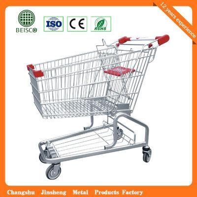 Metal Shopping Trolley Cart for Supermarket Use (JS-TGE06)