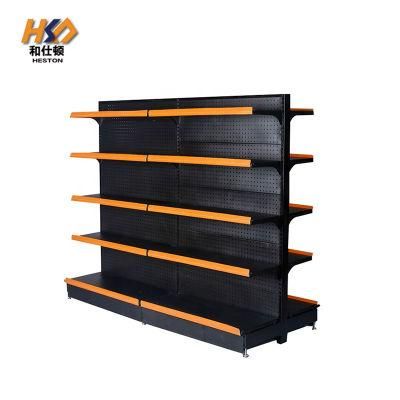 Metal Flat Panel Supermarket Display Rack Retail Store Shelf Heavy Duty Supermarket Shelves