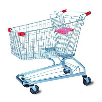 American Style Supermarket Holder Shopping Trolley Cart Manufacturer