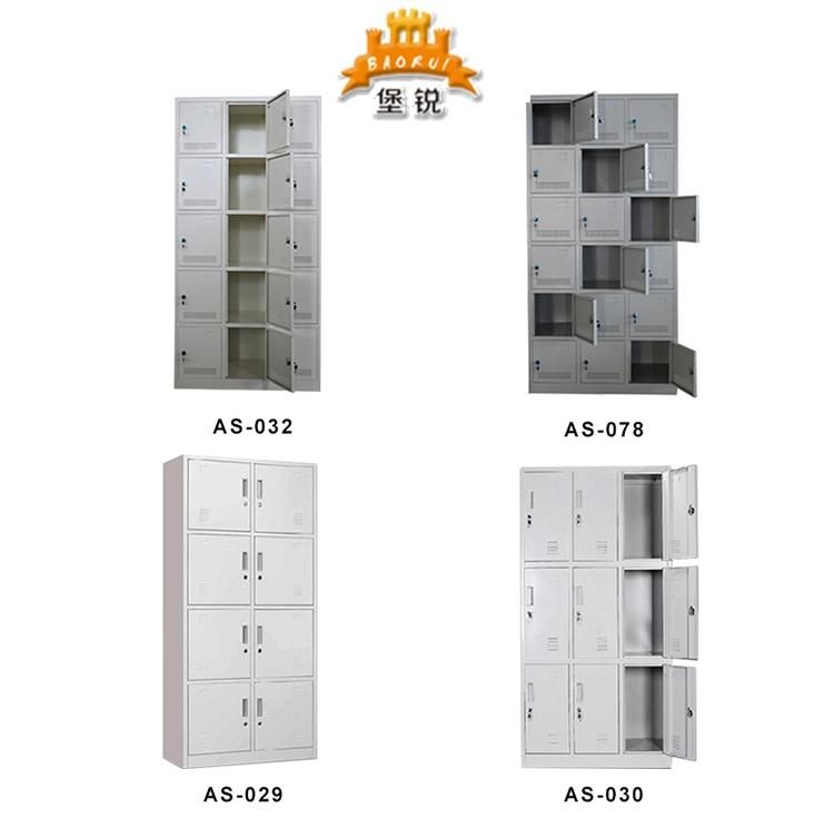 New Style 12 Door Metal Clothes Storage Wardrobe Locker