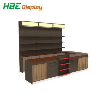 Fancy Wooden Awesome Checkout Counter for Retail Shop