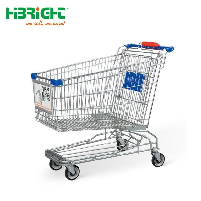 Large Metal Supermarket Shopping Cart Trolley