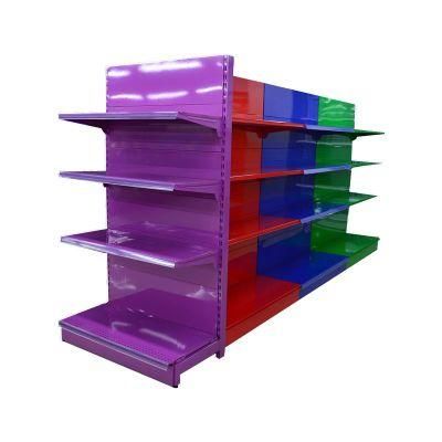 Supermarket Single Side Flat Back Shelves Display Rack Wholesale