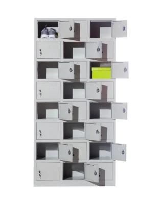 8 Layers Small Compartment Steel Locker Long Metal Lockers