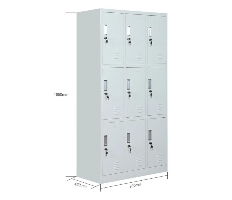 School Storage Furniture 9 Door College Student Locker