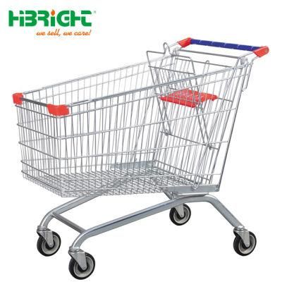 Grocery Supermarket Push Shopping Trolley Cart