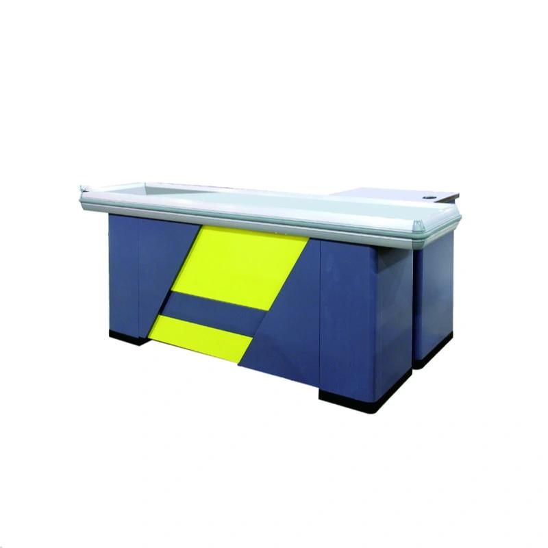 Supermarket Shopping Mall Steel Cashier Money Cash Desk Checkout Counter