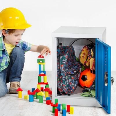 Steel Colorful Small Locker Metal Kids Storage Children Cabinets Toy Storage Kabinet Anak-Anak