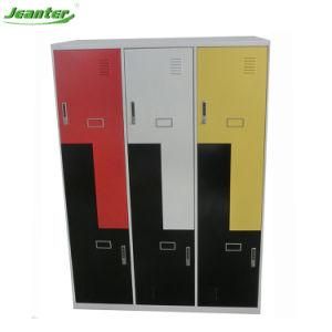 Guangzhou Modern Office Furniture Galvanized Steel Z Shape Locker