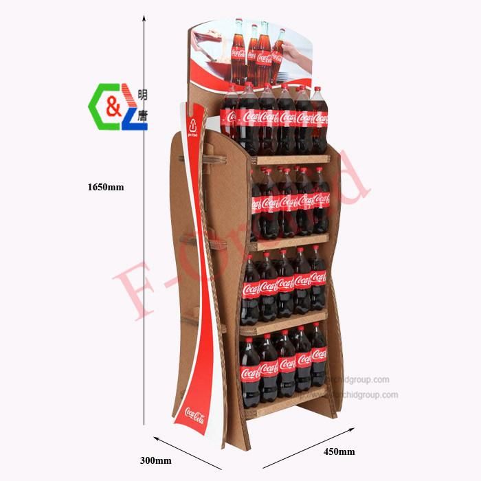 Supermarket Used Free Standing Wood Display Racks for Sales