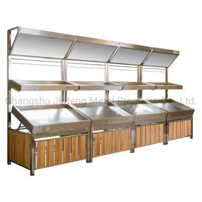 Supermarket Shelf Fruit Vegetable and Fruit Display Stand