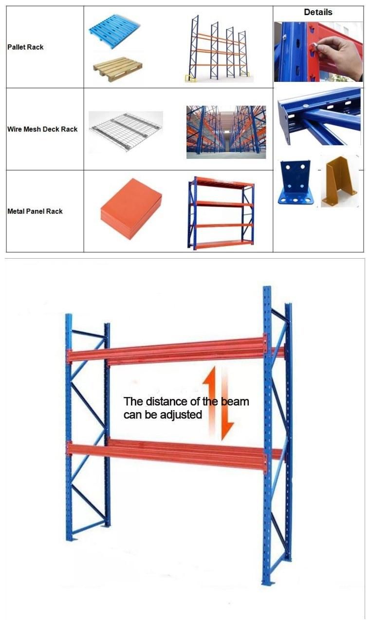 Heavy Duty Steel Pallet Rack, Pallet Shelf, Warehouse Rack (EBIL-TPR08)