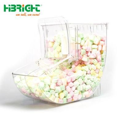 13.5L Loading Volume PC Bulk Dry Food Candy Display Bin Food Dispenser