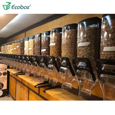 Supermarket Wall Mounted Bulk Cereal Nut Candy Coffee Bean Food Dispenser