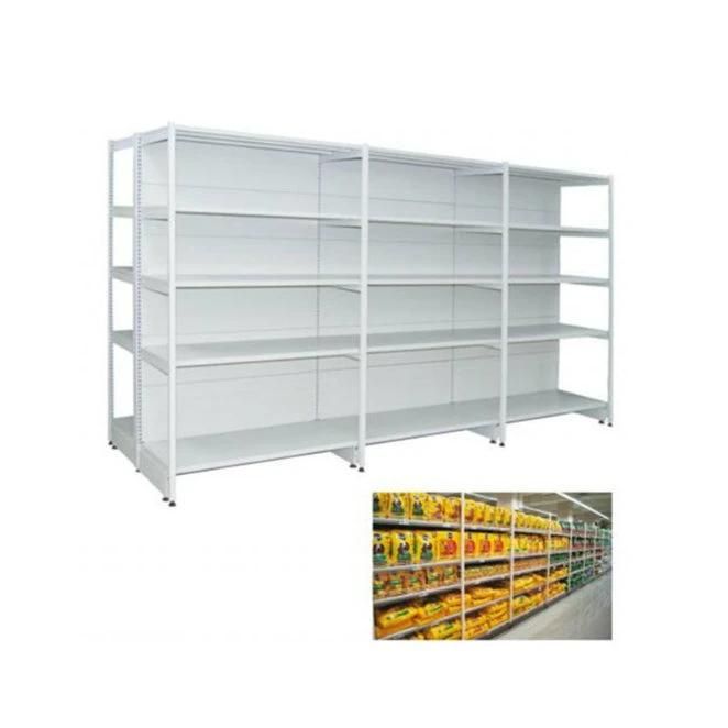 Double Sided Heavy Duty Supermarket Storage Display Shelf