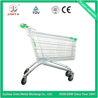 European Style Factory Direct Retail Supermarket Shopping Trolley (JT-E04)