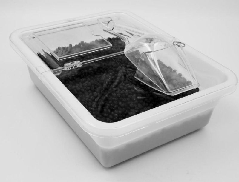 Supermarket Plastic Bulk Food Container Acrylic Boxes Grain Bin