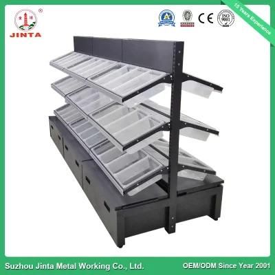 Stainless Steel Wire Multi-Function Store Supermarket Metal Retail Display Shelf