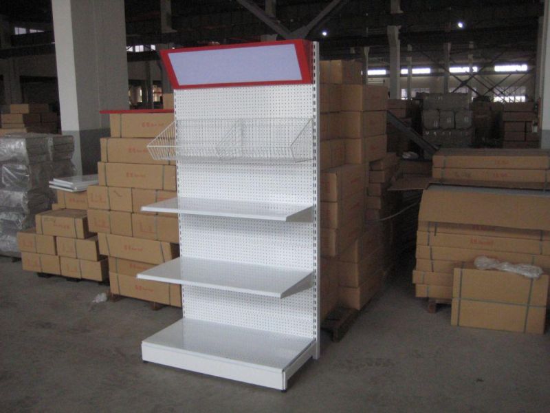 Steel Supermarket Shelf Equipment Supermarket Rack Gondola Shelves