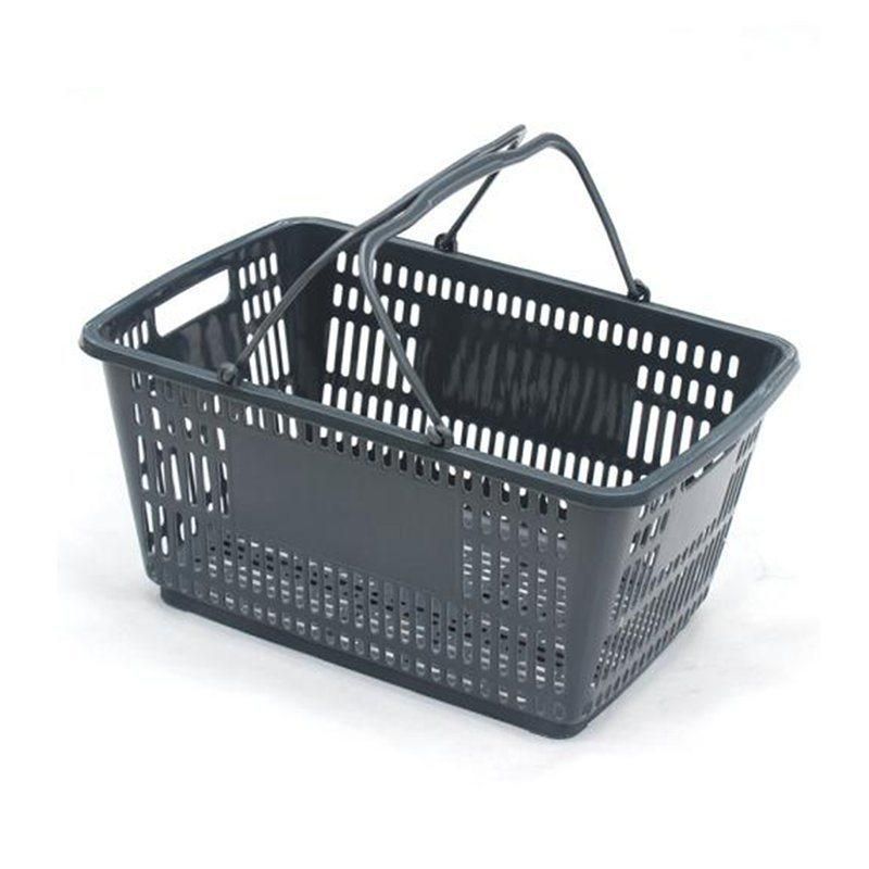 Shopping Basket Large Plastic Baskets with Handles Handbasket