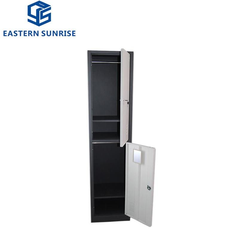 High Quality Gym Furniture 2 Door Metal Locker Employee Locker