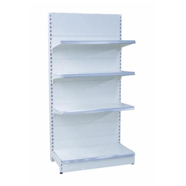 Single Sided Cold Rolled Steel Supermarket Shelf Additional Guardrail